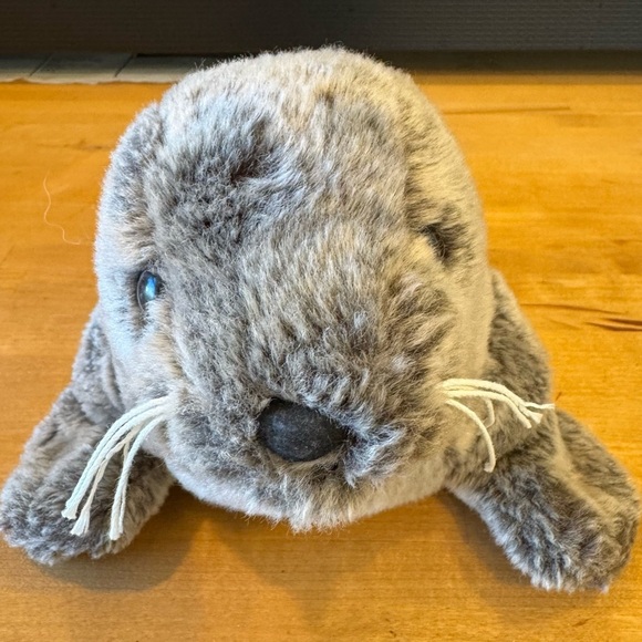🌈 6/$60 Unipak 14” Baby Seal Gray Grey Soft Plushie Plush Doll Stuffed Animal - Picture 4 of 9